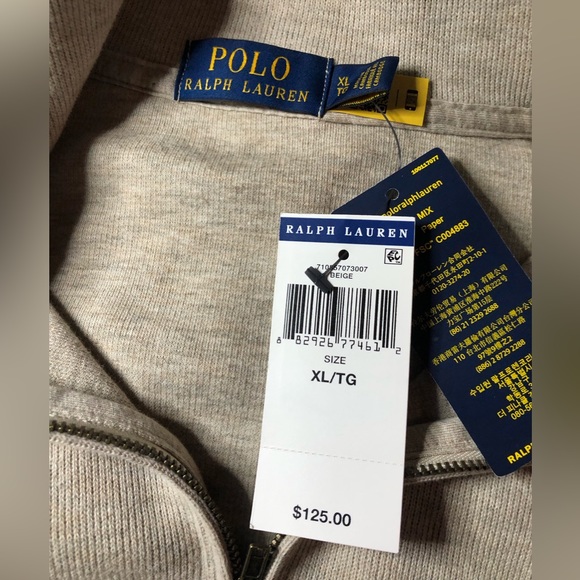 Light brown men’s sweater Never used TAG STILL INTACT - Picture 8 of 8